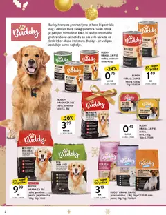 BUDDY HRANA ZA PSE mokra, odabrane vrste, 405g, Dog food, wet, different types, 405g - Pregled kataloga iz trgovine Konzum, vrijedi od 08.12.2025 | Stranica: 2