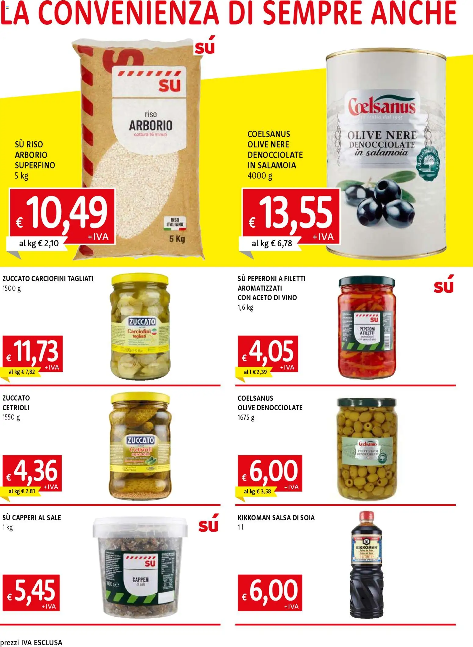 Volantino Galassia del 26.02.2026 | Pagina: 4 | Prodotti: Sale, Olive, Vino, Aceto