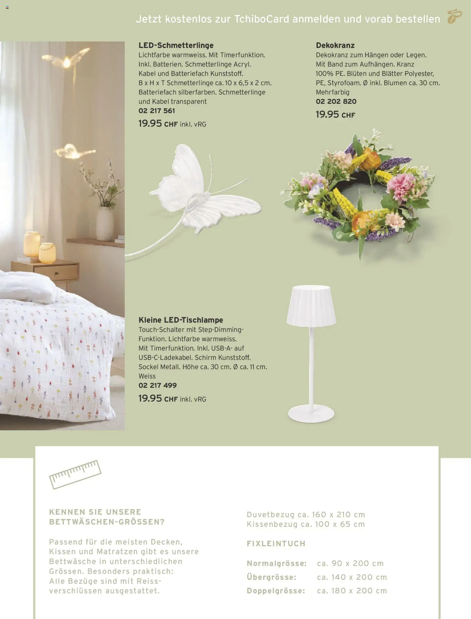 Tchibo Aktionen – gültig ab 24.02.2026 | Seite: 61 | Produkte: Kissen, Kabel, Bettwäsche