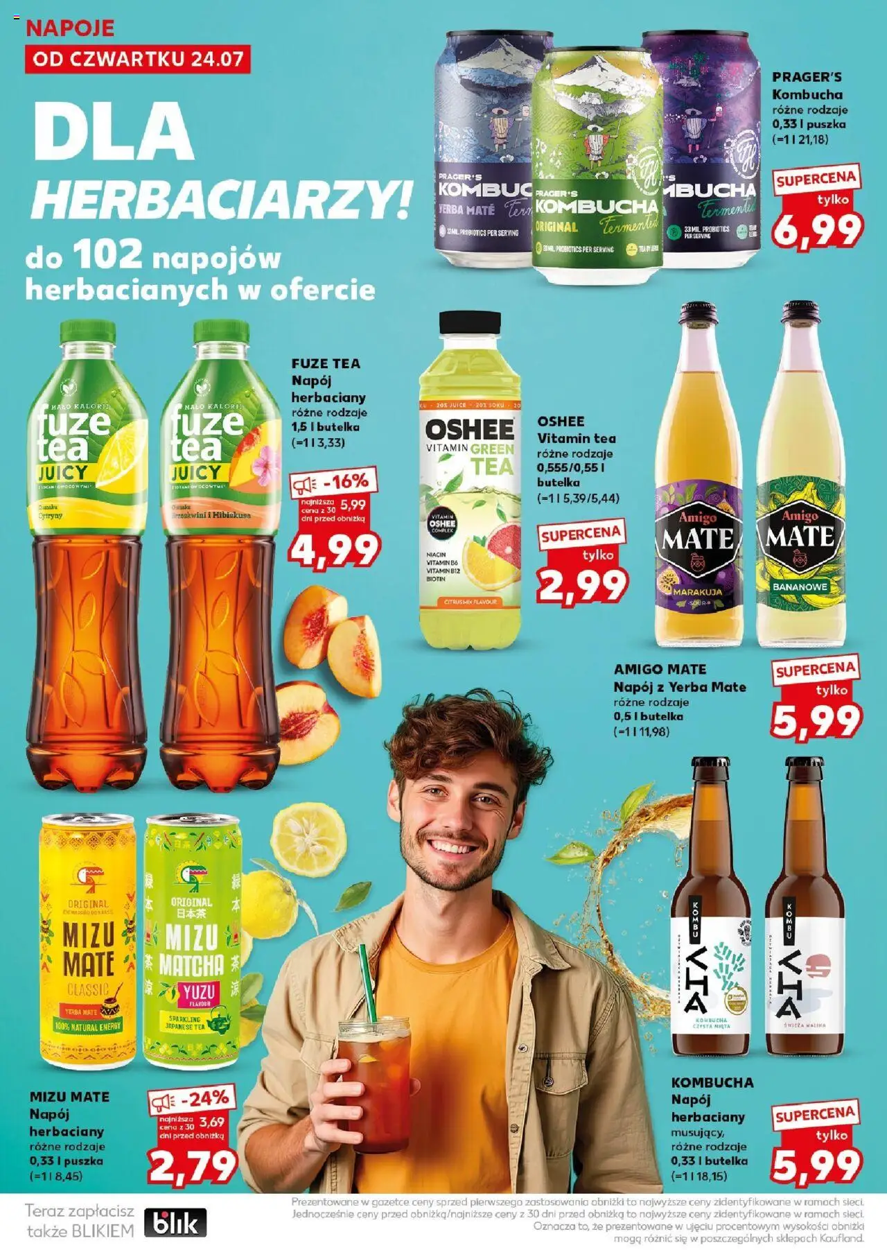 Kaufland gazetka - Super Sobota od 26.07.2025 | Strona: 18 | Produkty: Malina, Cytryny, Kombucha, Yerba mate