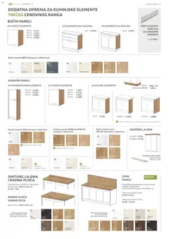 Jela katalog - pregled Jela kataloga - važi od 06.04.2026 | Strana: 126 | Proizvode: Rešetka, Radna ploča, Orah