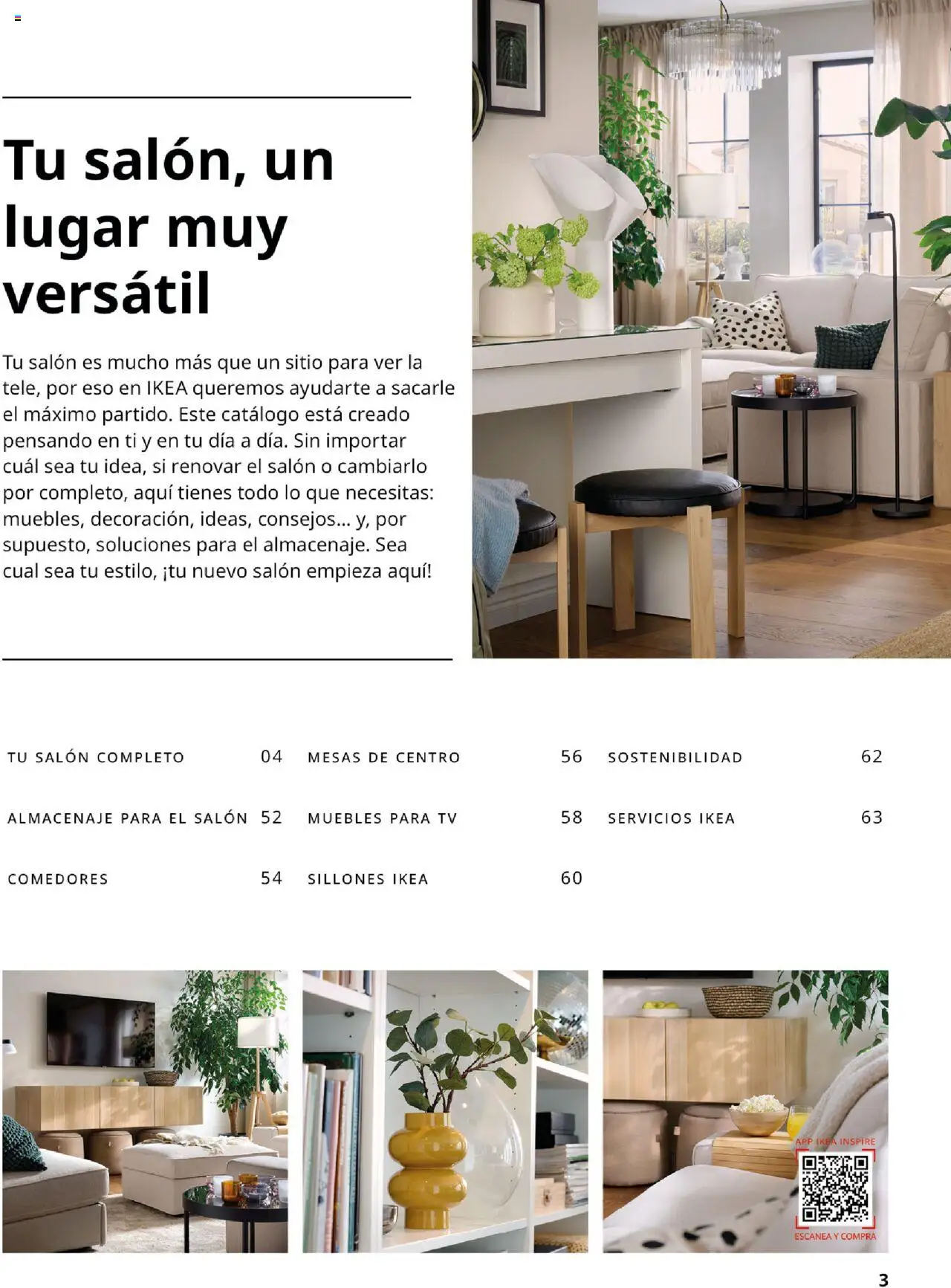 Catálogo IKEA Salones │ válido desde el 01.09.2025 | Página: 3 | Productos: Muebles, Almacenaje