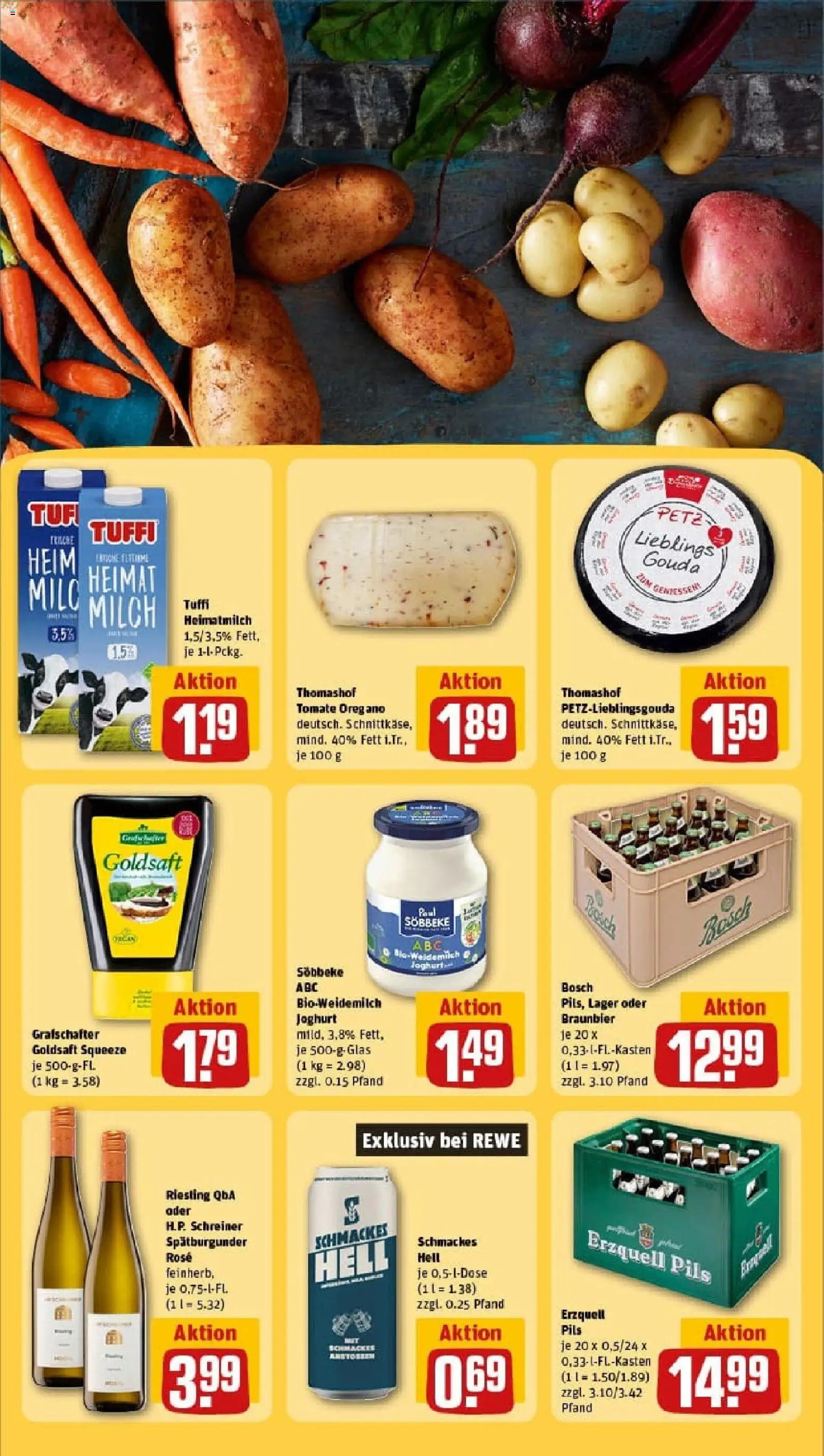 Rewe prospekt Neunkirchen	 – gültig ab 26.10.2025 | Seite: 29 | Produkte: Bosch, Milch, Gouda, Pils