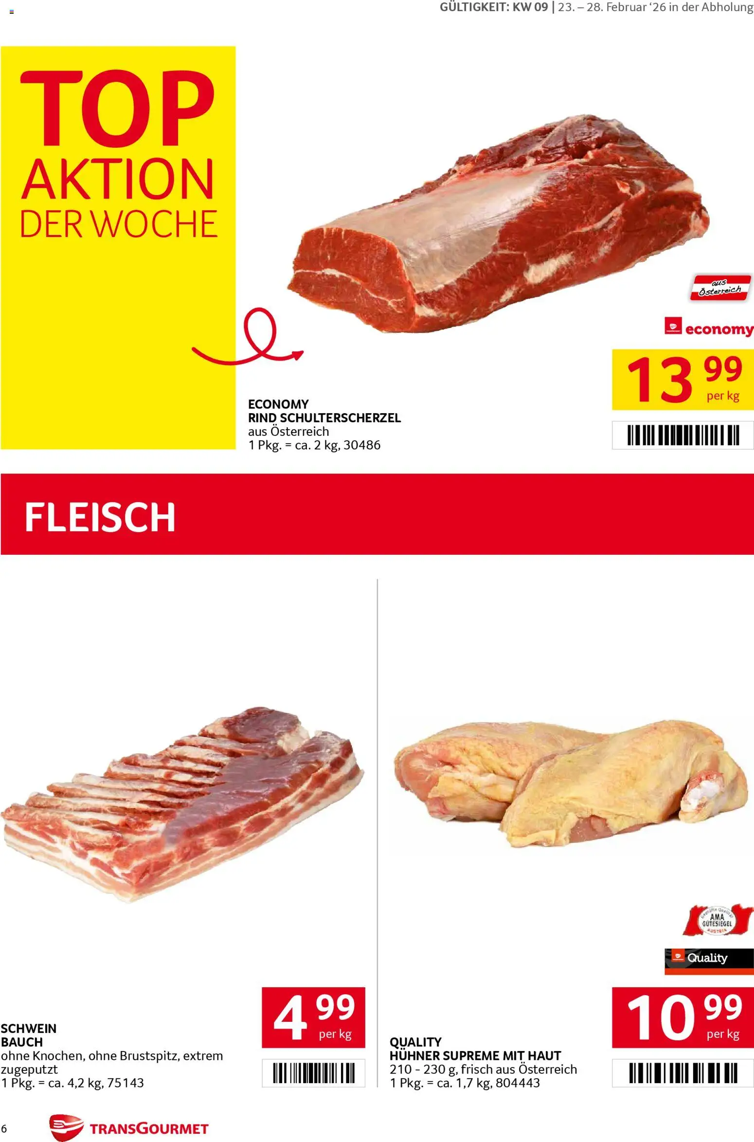 Transgourmet Flugblatt gültig ab 23.02.2026 | Seite: 6
