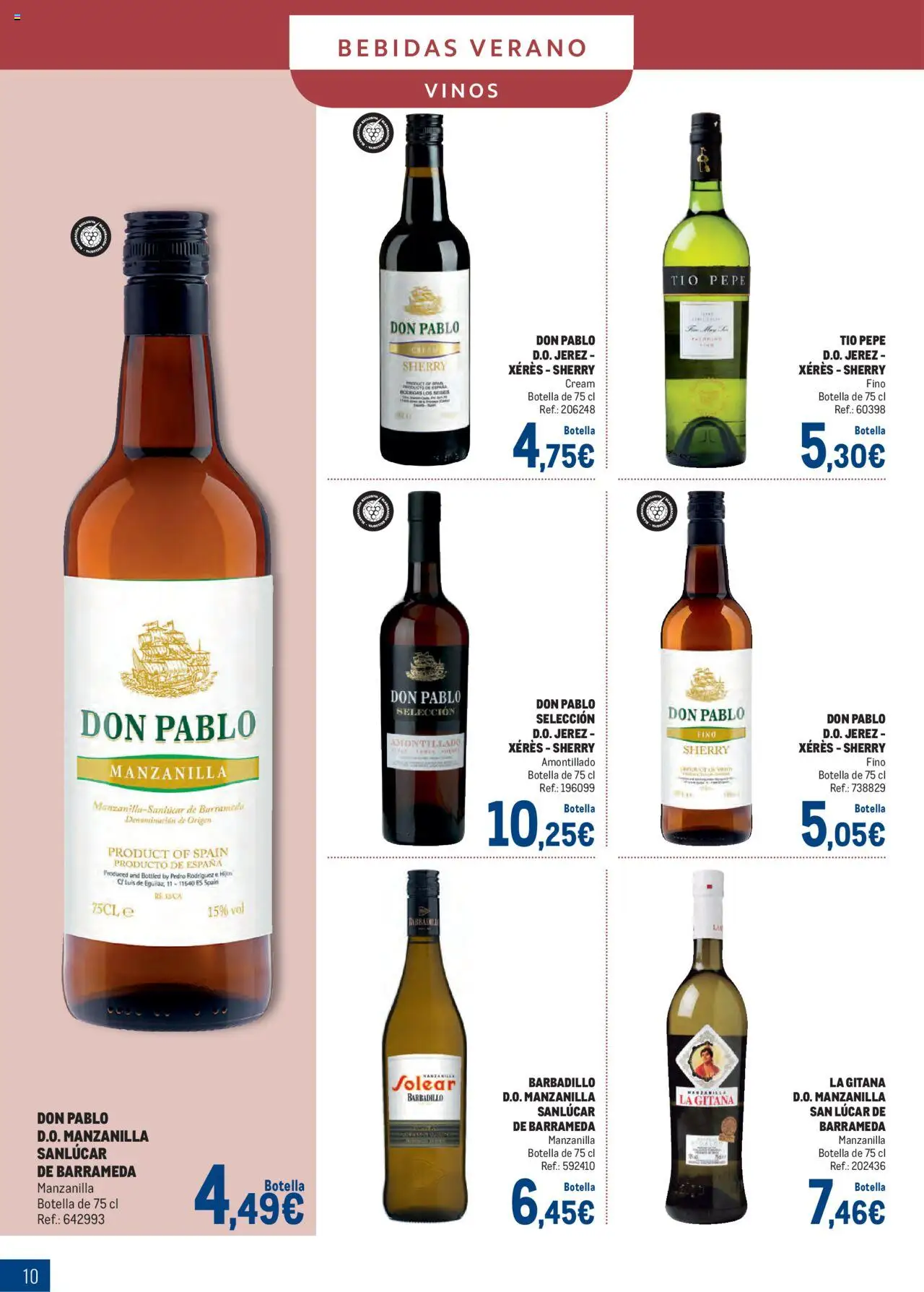 Makro - Bebidas Especial Verano Canarias │ válido desde el 04.08.2025 | Página: 10