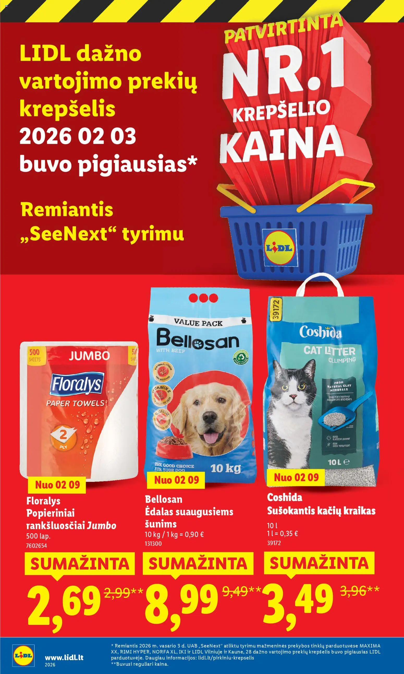 LIDL akcijos nuo 02.03.2026 | Puslapis: 18 | Prekių: Krepšelis