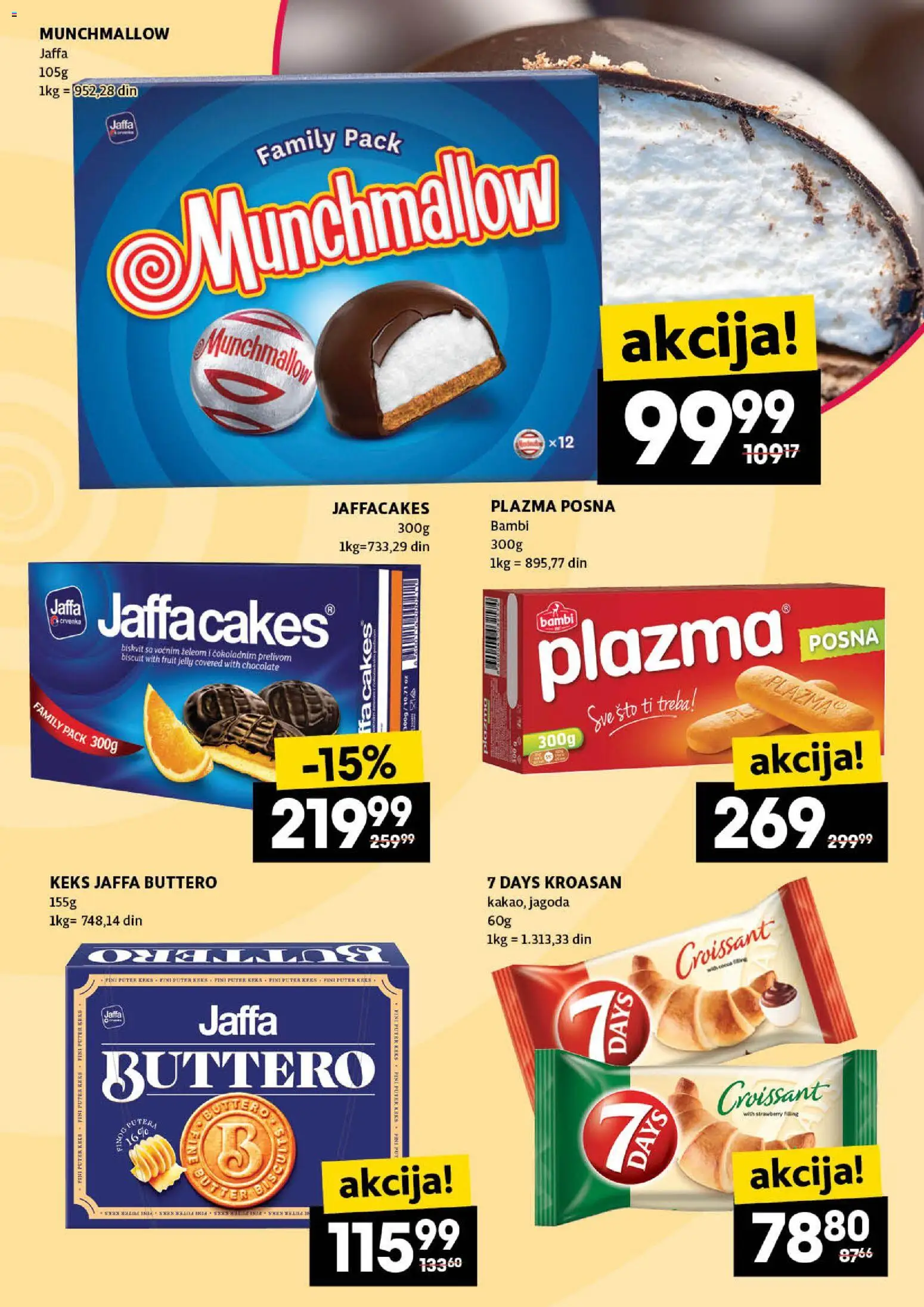 Idea katalog - važi od 27.11.2025 | Strana: 23 | Proizvode: Keks, Munchmallow, Jagoda, Kroasan