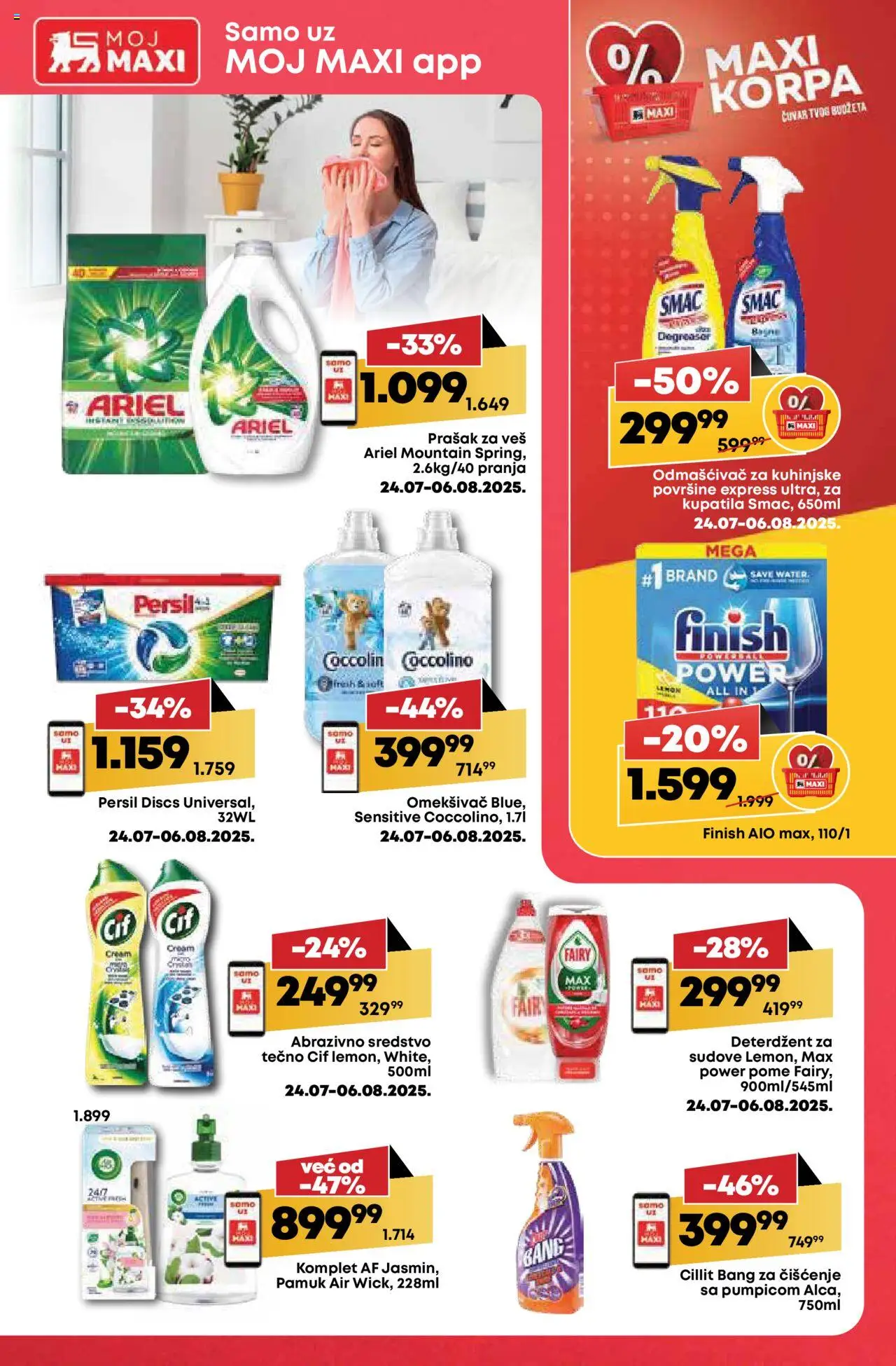 Tempo katalog - važi od 31.07.2025 | Strana: 35 | Proizvode: Ariel, Korpa, Prašak za veš, Persil