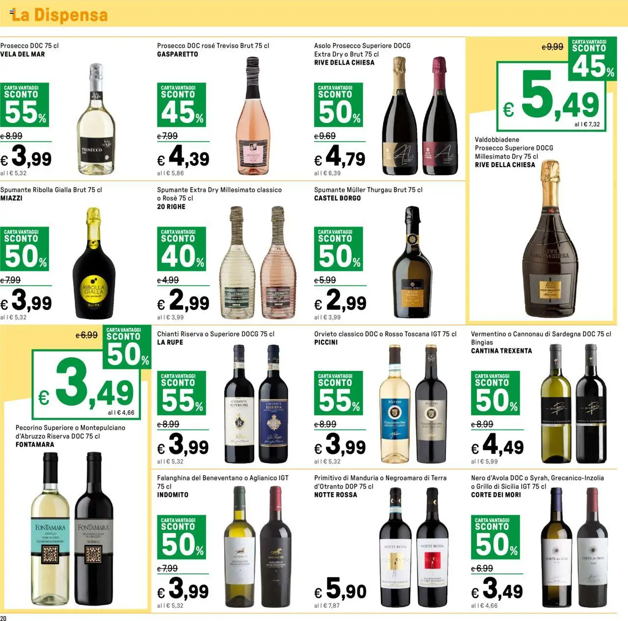 Volantino Iper del 13.06.2025 | Pagina: 22 | Prodotti: Prosecco, Spumante, Pecorino, Terra