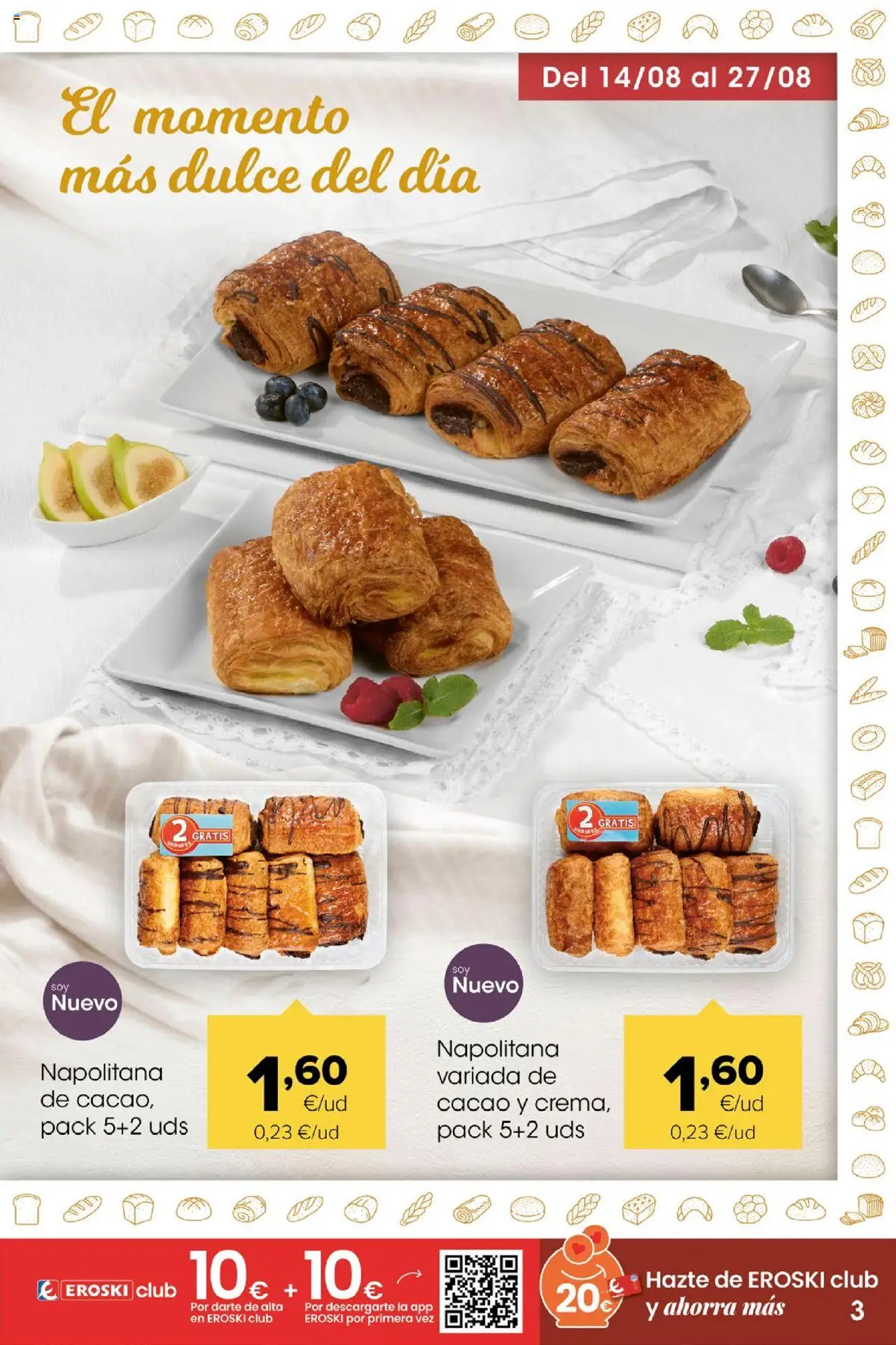 Eroski - Miramos por ti │ válido desde el 14.08.2025 | Página: 3 | Productos: Φρυγανιές σικάλεως