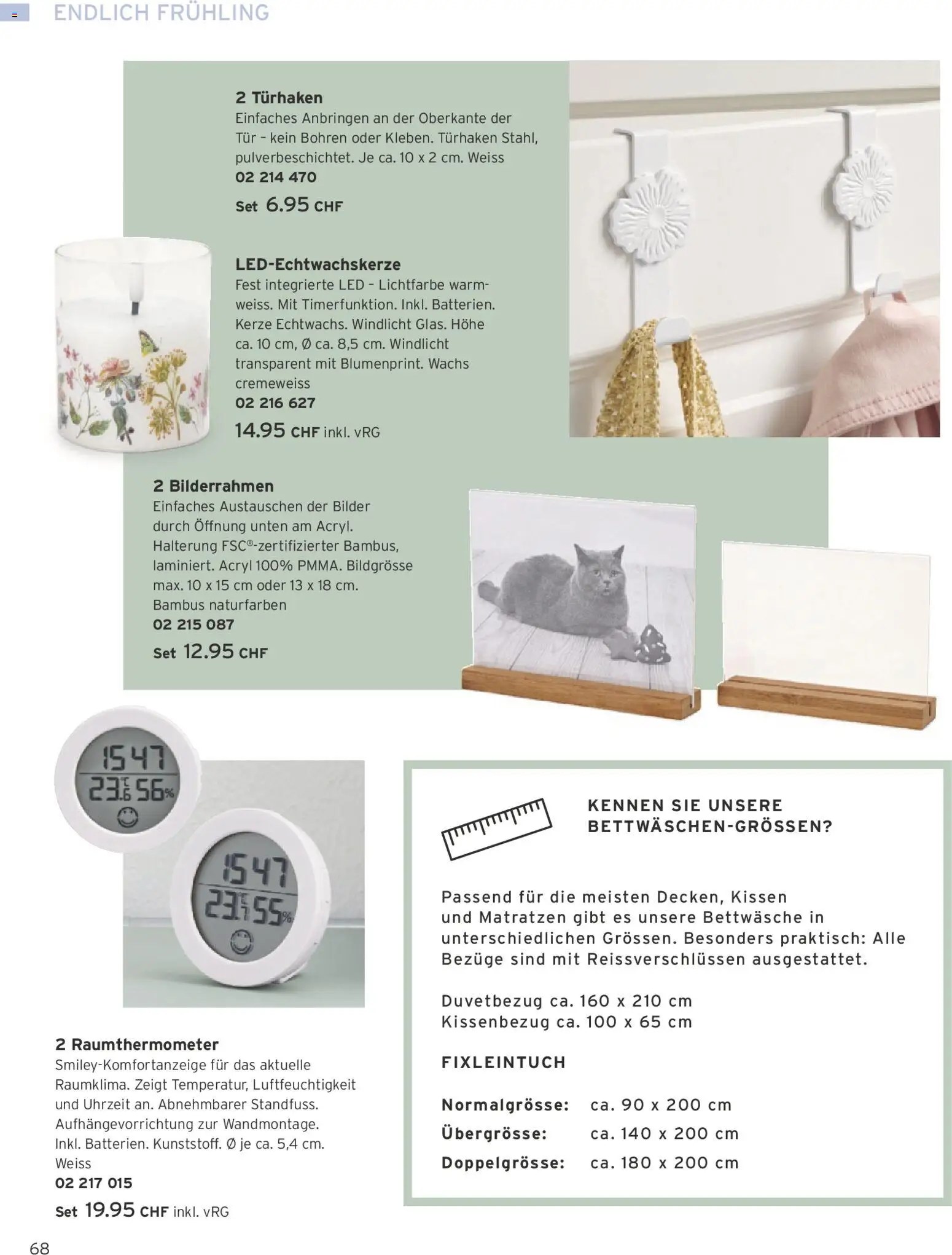 Tchibo Aktionen – gültig ab 24.02.2026 | Seite: 68 | Produkte: Kissen, Bilder, Bettwäsche