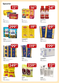 Snabbgross erbjudanden - Förhandsvisning av reklamblad från butik Snabbgross aktuell från 06.04.2026 | Sida: 9 | Produkter: Oliver, Lasagneplattor, Spaghetti, Pasta