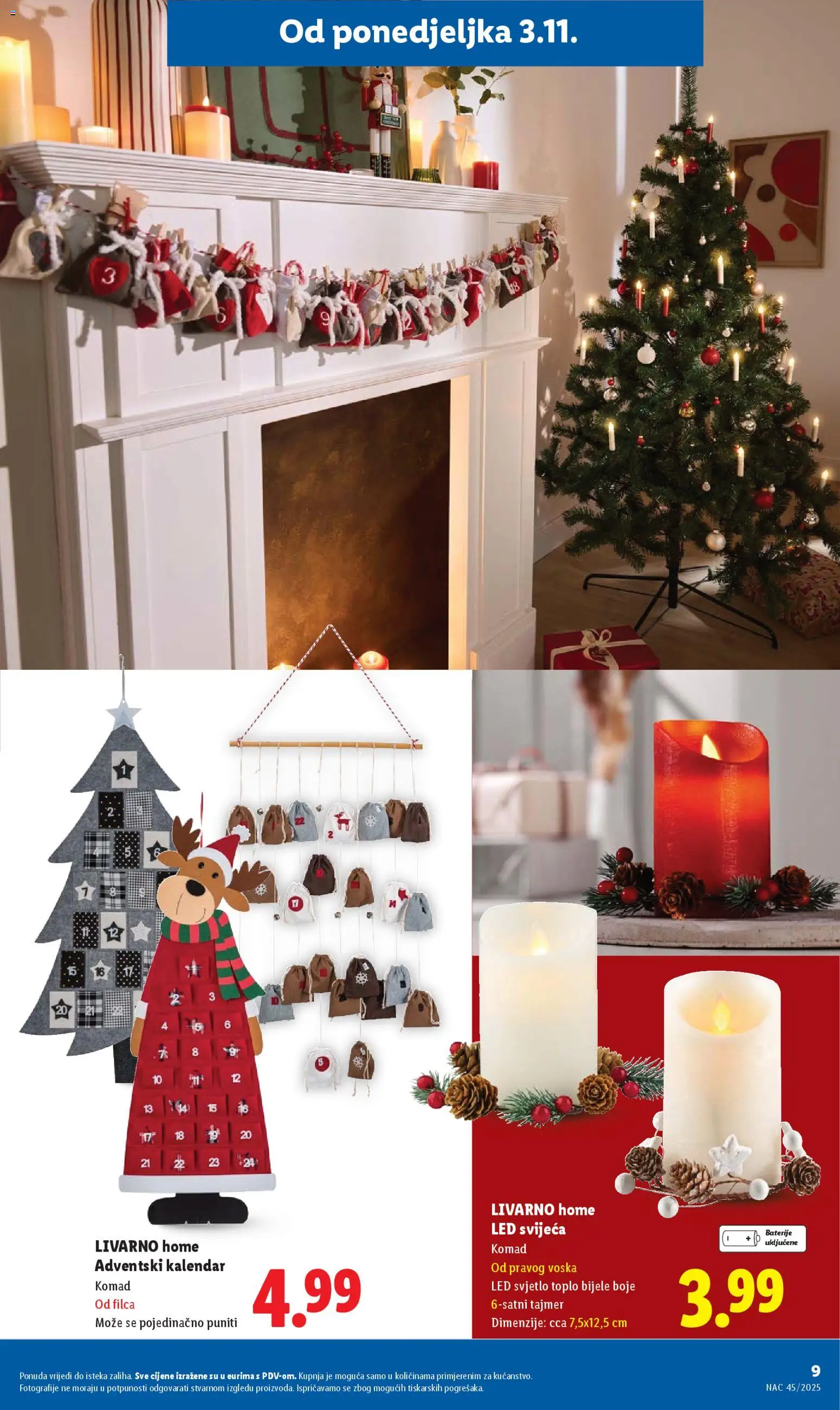 Lidl katalog | vrijedi od 03.11.2025 | Stranica: 9 | Proizvodi: Baterije