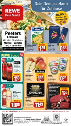 Rewe Prospekt Wesel	 ab 02.03.2026 gültig