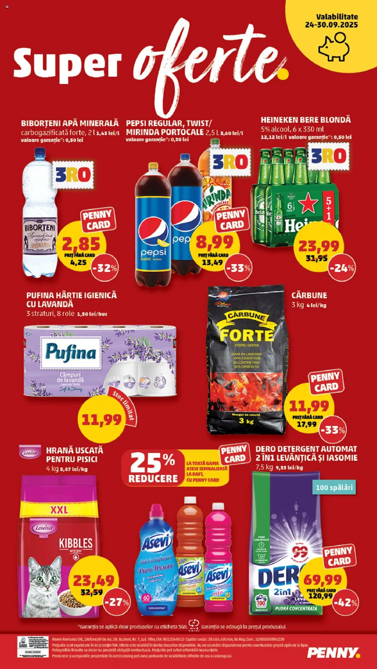 Noul catalog PENNY – valabil de la 24.09.2025 | Pagină: 20 | Produse: Kedi Ödül Oyuncakları, Grătar, Pudră, Bere