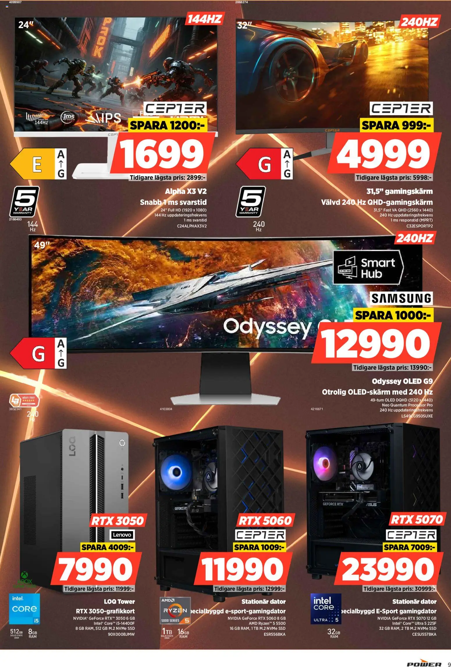 Power reklamblad aktuell från 02.02.2026 | Sida: 9 | Produkter: Dator
