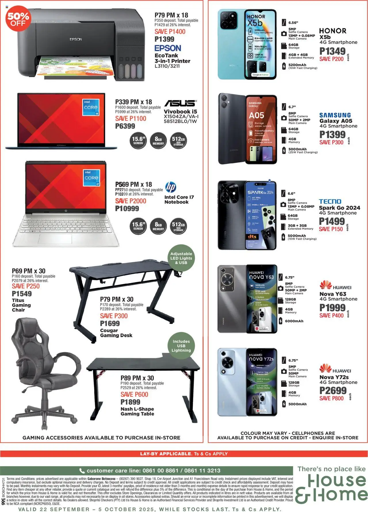 New House and Home catalogue – valid from 22.09.2025 | Page: 16 | Products: Desk, USB, Table, Chair