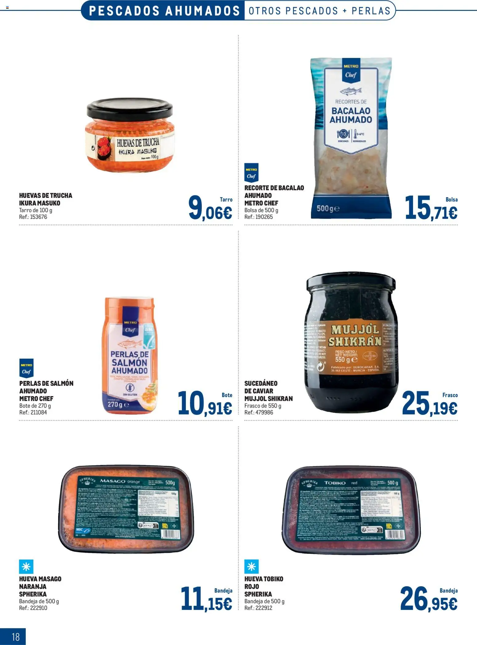 Makro Especial Pescados Norte 3 │ válido desde el 06.04.2026 | Página: 18 | Productos: Bolsa, Peso, Bandeja