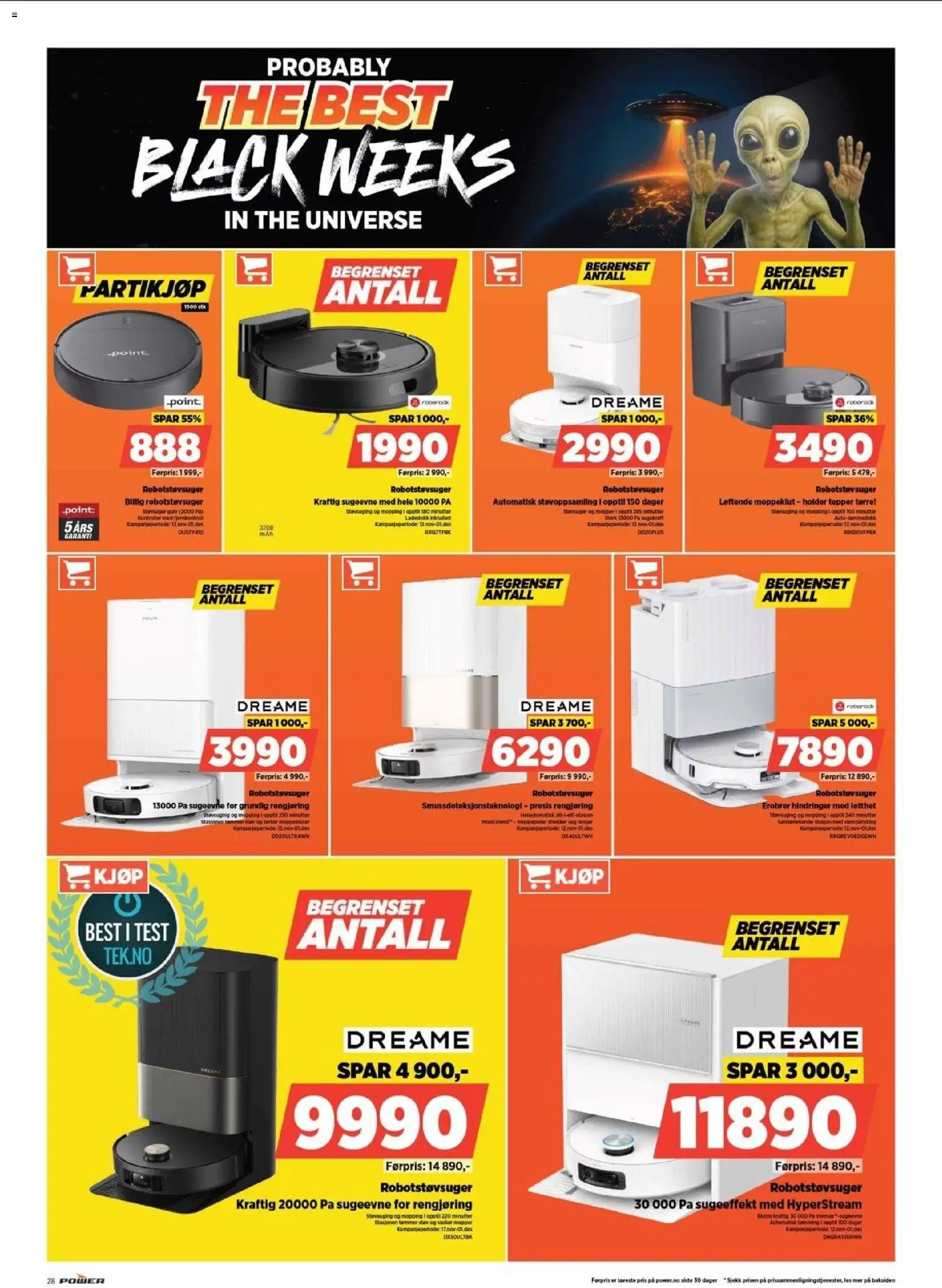 {H1} | Side: 28 | Produkter: Robotstøvsuger, Støvsuger