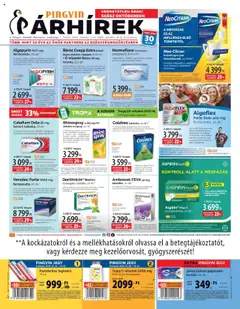 Pingvin Patika Akciós újság - amely érvényes a következő dátumtól: 01.10.2025