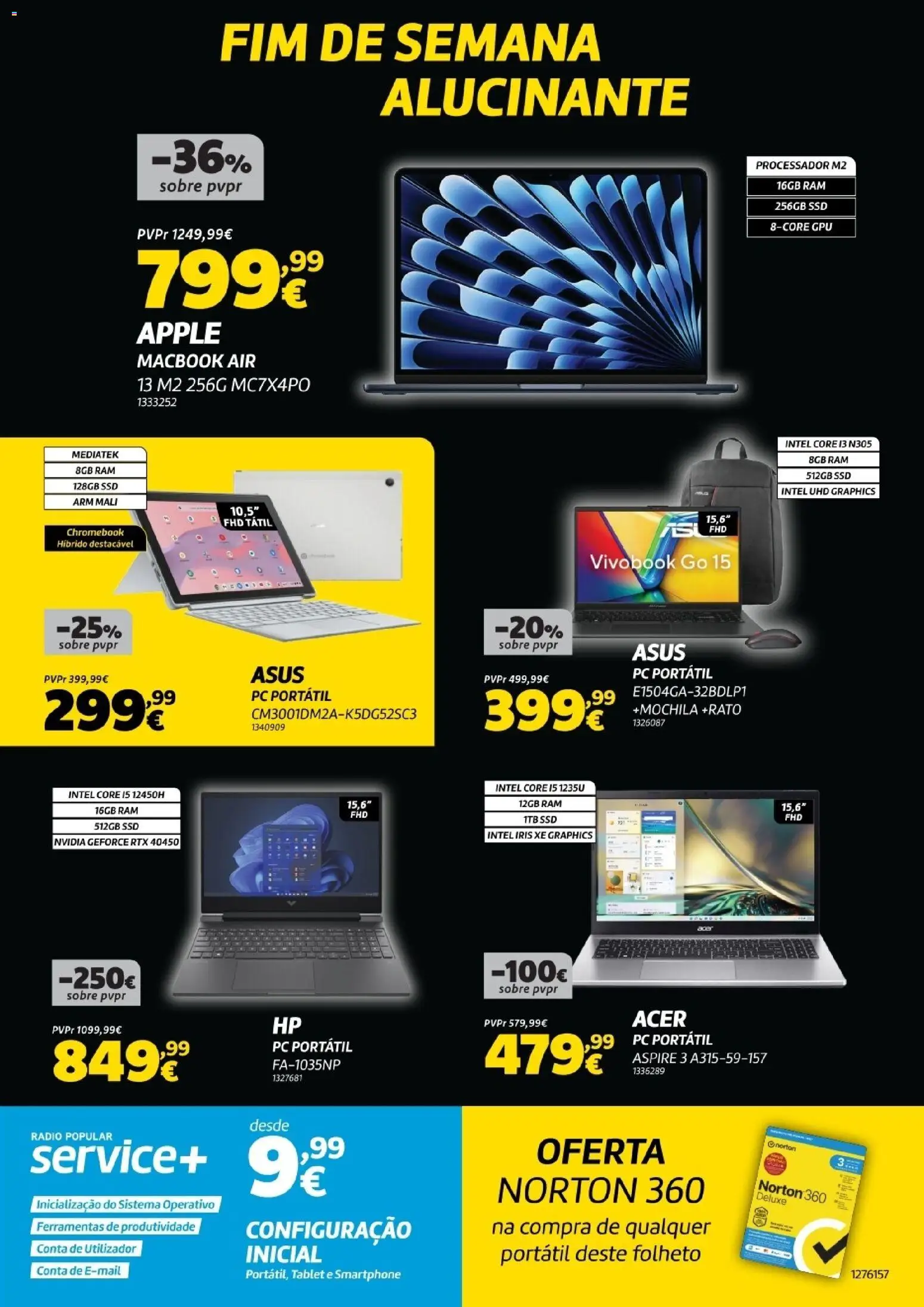 Radio Popular - Black Friday │ válido de 14.11.2025 | Página: 2 | Produtos: PC, Rádio, Ferramentas, Tablet