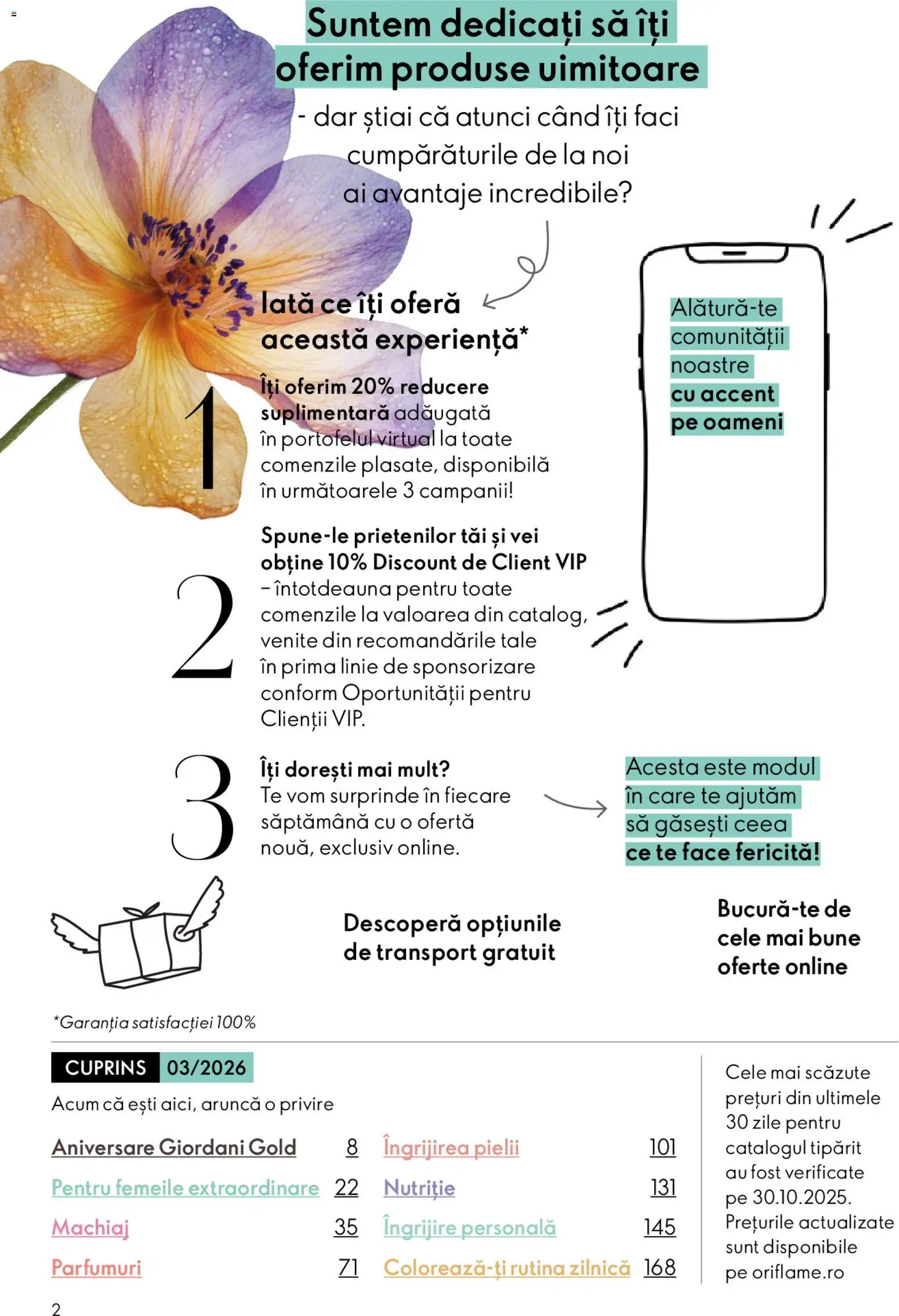 Noul catalog Oriflame – valabil de la 11.02.2026 | Pagină: 2 | Produse: Machiaj