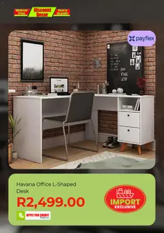 Discount Decor specials catalogue – valid from 19.02.2026 | Page: 2 | Products: Desk