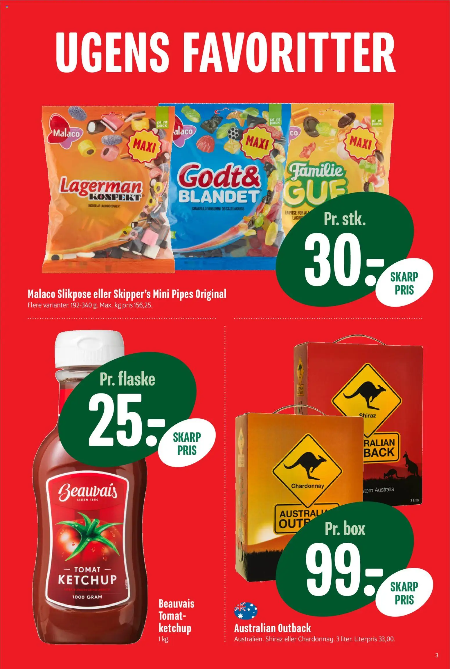 Min Købmand tilbudsavis – gyldig fra 09.01.2026 | Side: 3 | Produkter: Ketchup, Vingummi