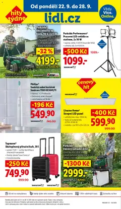 Parkside Performance®, Pracovní LED svítidlo se, stativem, 2x 50 W, teplota světla: 6500 K (neutrální bílá), světelný tok: 2x 4 500 lm od 22.09.2025 | Strana: 34