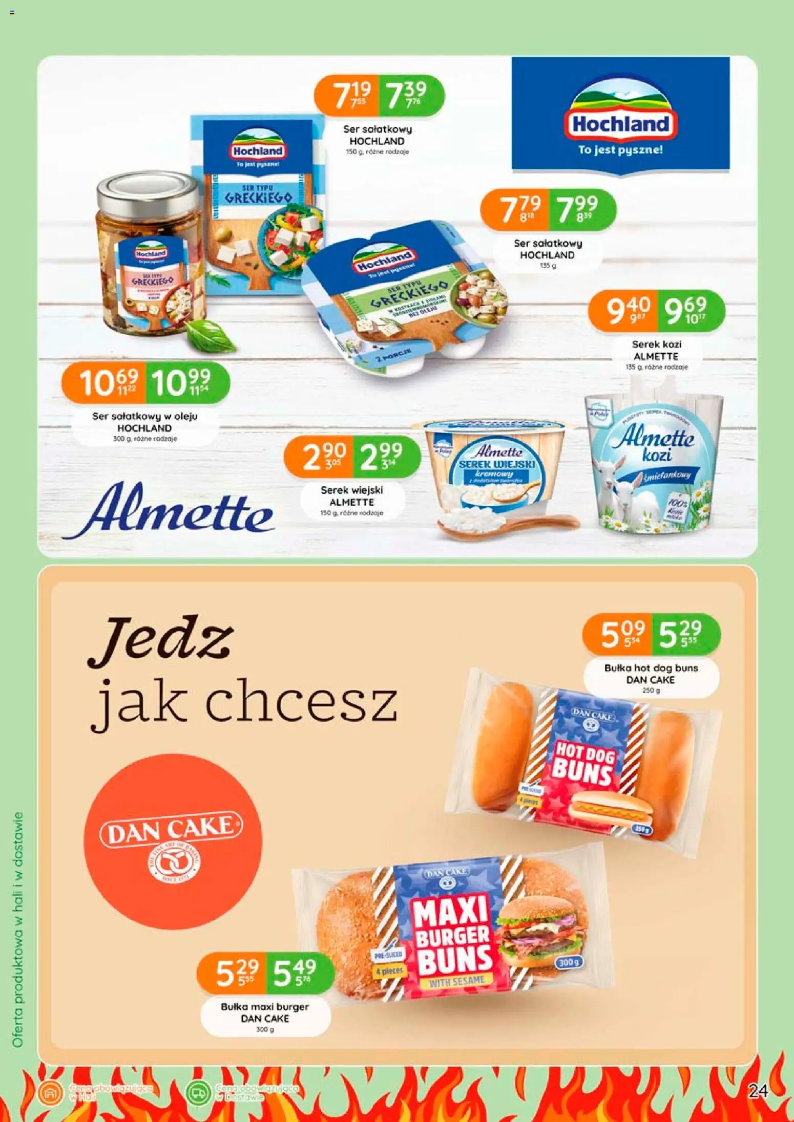 Eurocash gazetka - Grill od 09.04.2026 | Strona: 24 | Produkty: Serek, Serek wiejski, Ser, Ser typu greckiego