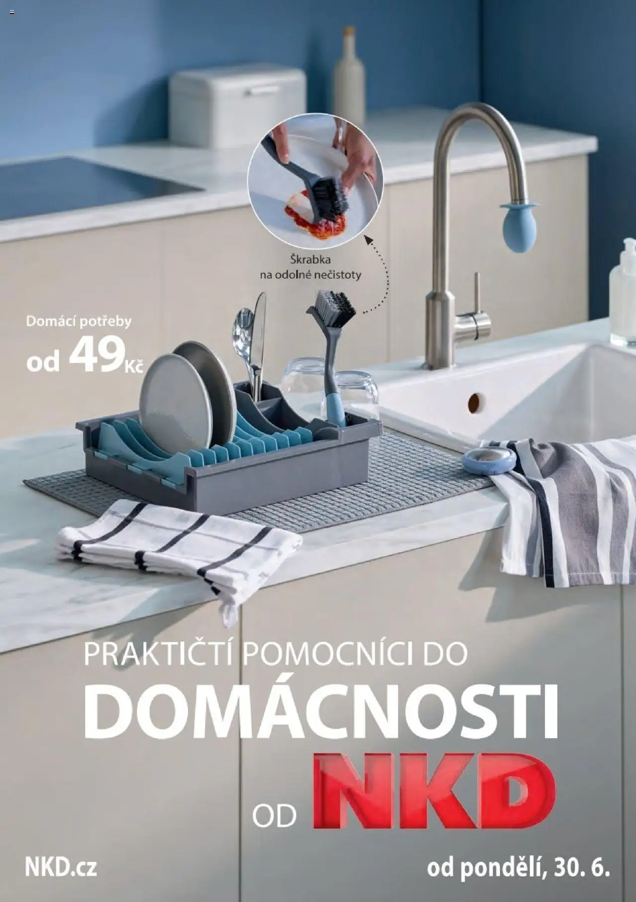 NKD leták - Domácnost od 30.06.2025 | Strana: 1 | Produkty: Škrabka