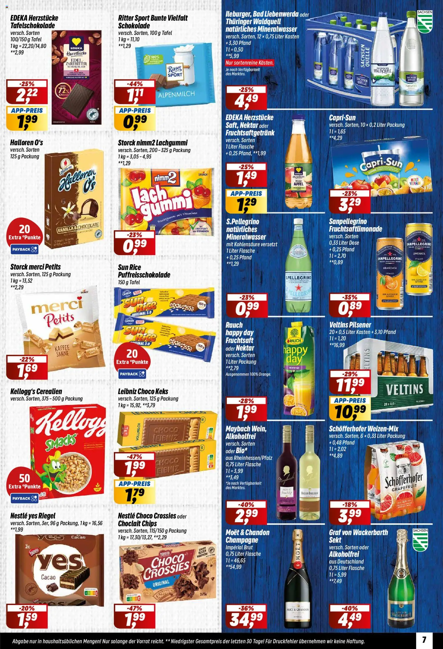 Simmel Prospekt 	 – gültig ab 23.03.2026 | Seite: 7 | Produkte: Bad, Chips, Fruchtsaft, Veltins