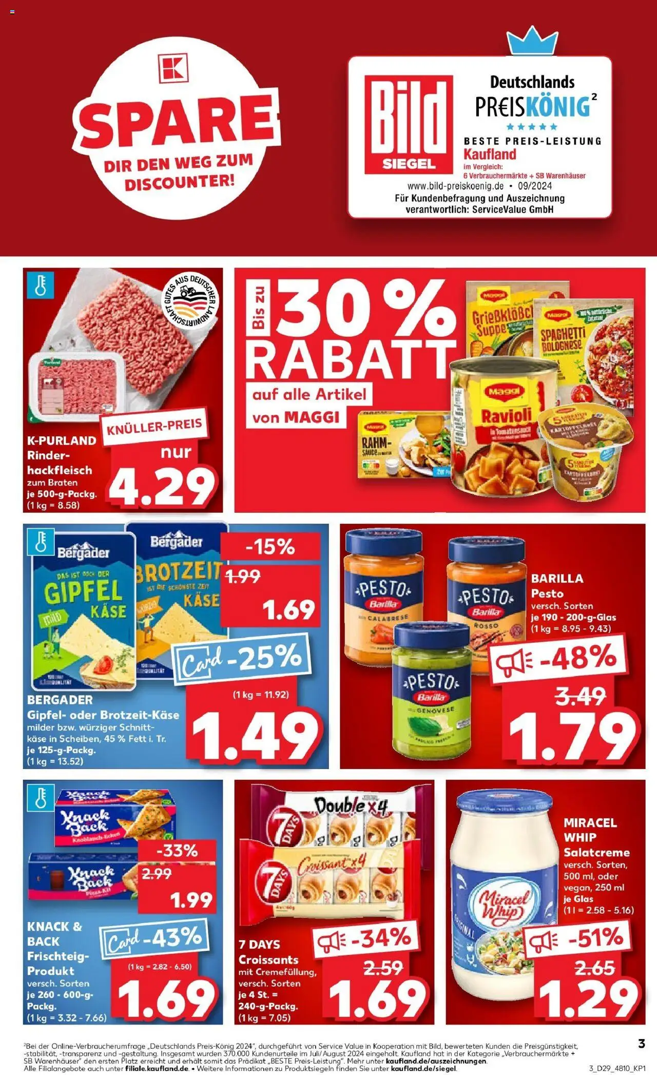 Kaufland prospekt Worms	 - gültig ab dem 21.07.2025 | Seite: 16 | Produkte: Käse, Barilla, Barilla pesto, Knoblauch