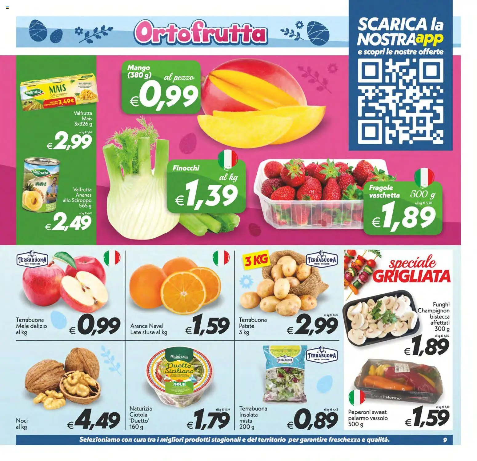 Volantino SuperConveniente del 27.03.2026 | Pagina: 9 | Prodotti: Patate, Noci, Funghi, Vassoio