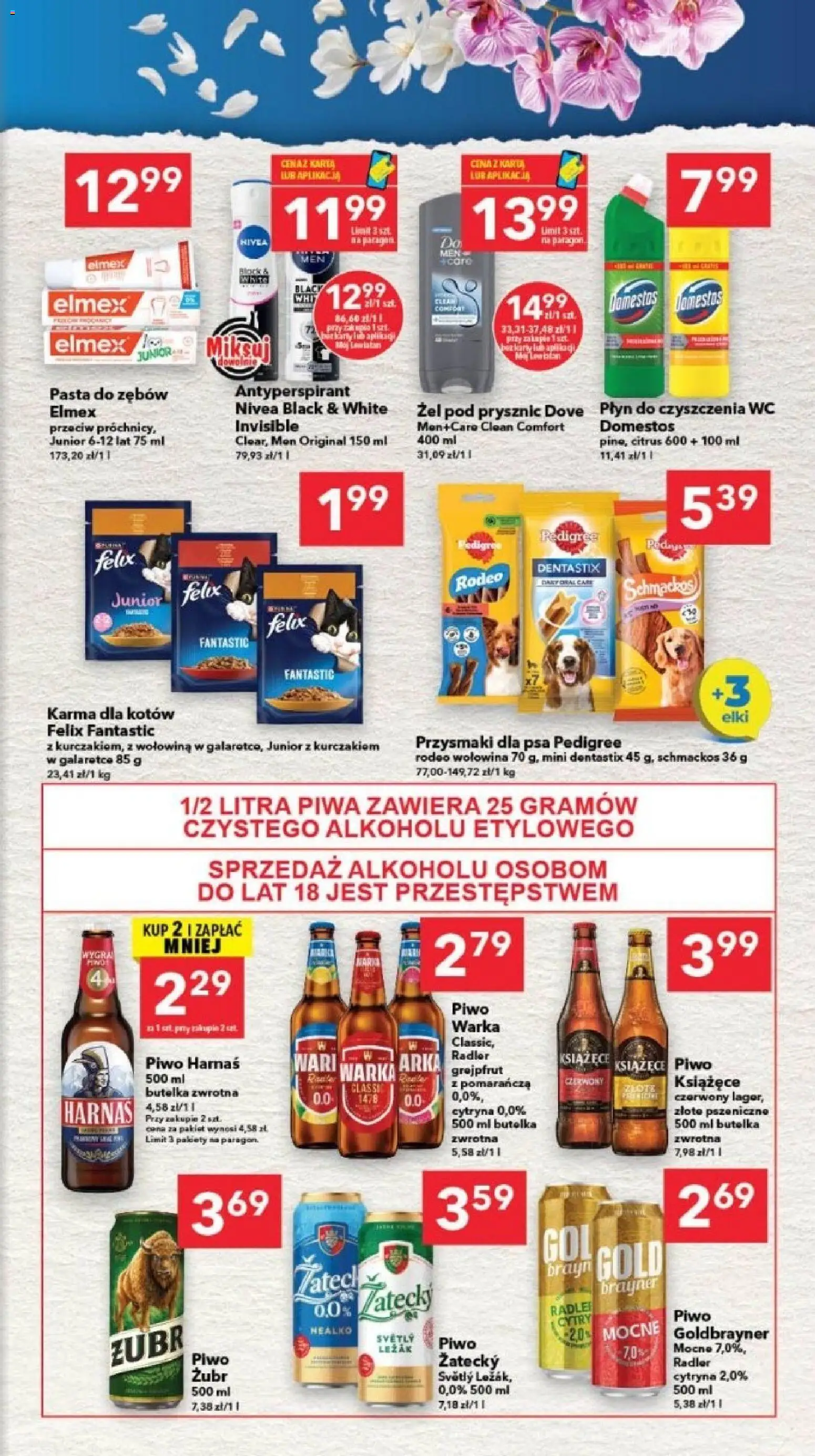 Lewiatan gazetka - Szczecin od 09.04.2026 | Strona: 7 | Produkty: Warka, Przysmaki dla psa, Piwo, Wołowina