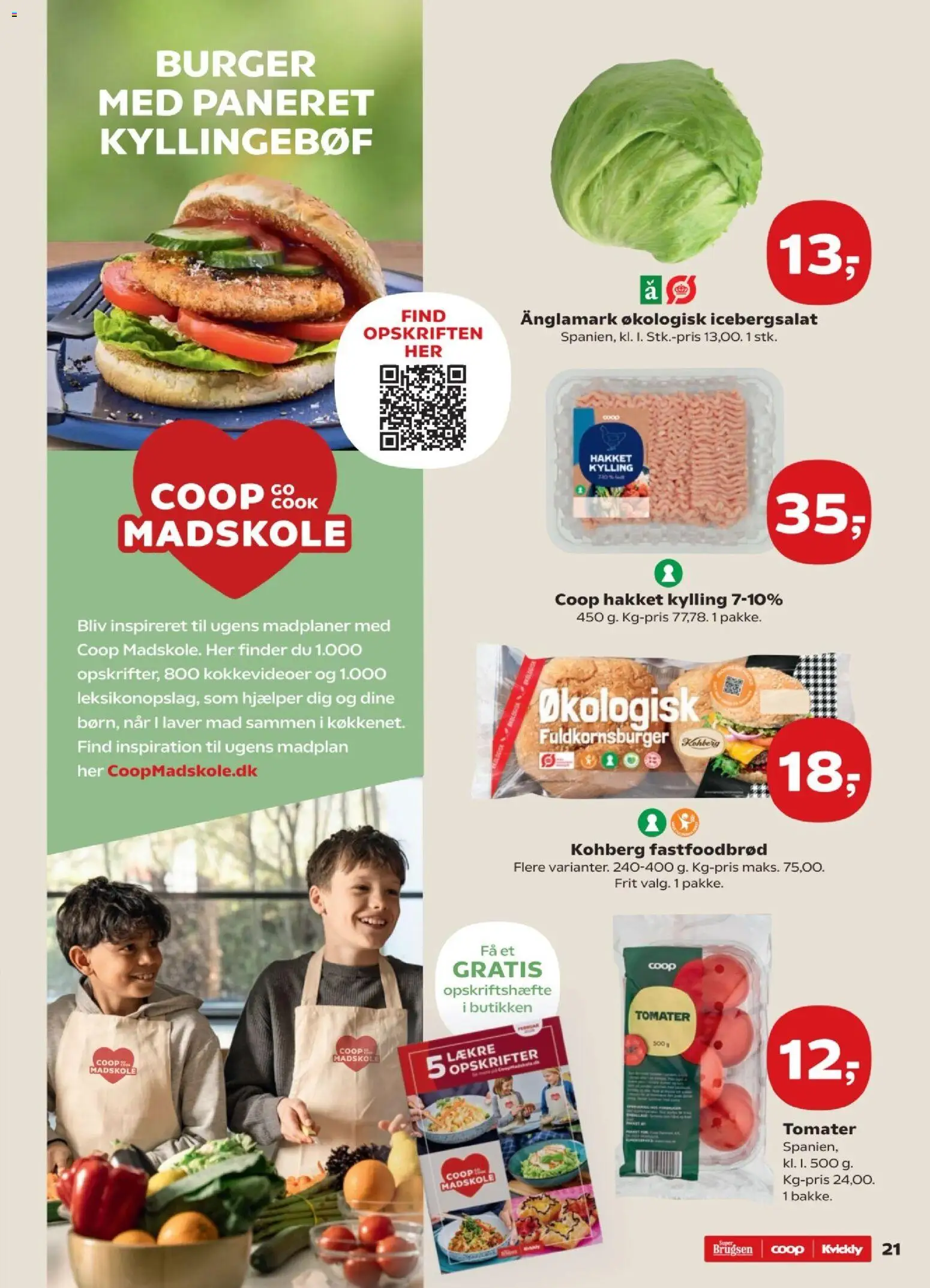 Kvickly tilbudsavis – gyldig fra 06.02.2026 | Side: 22 | Produkter: Tomater, Søm, Icebergsalat