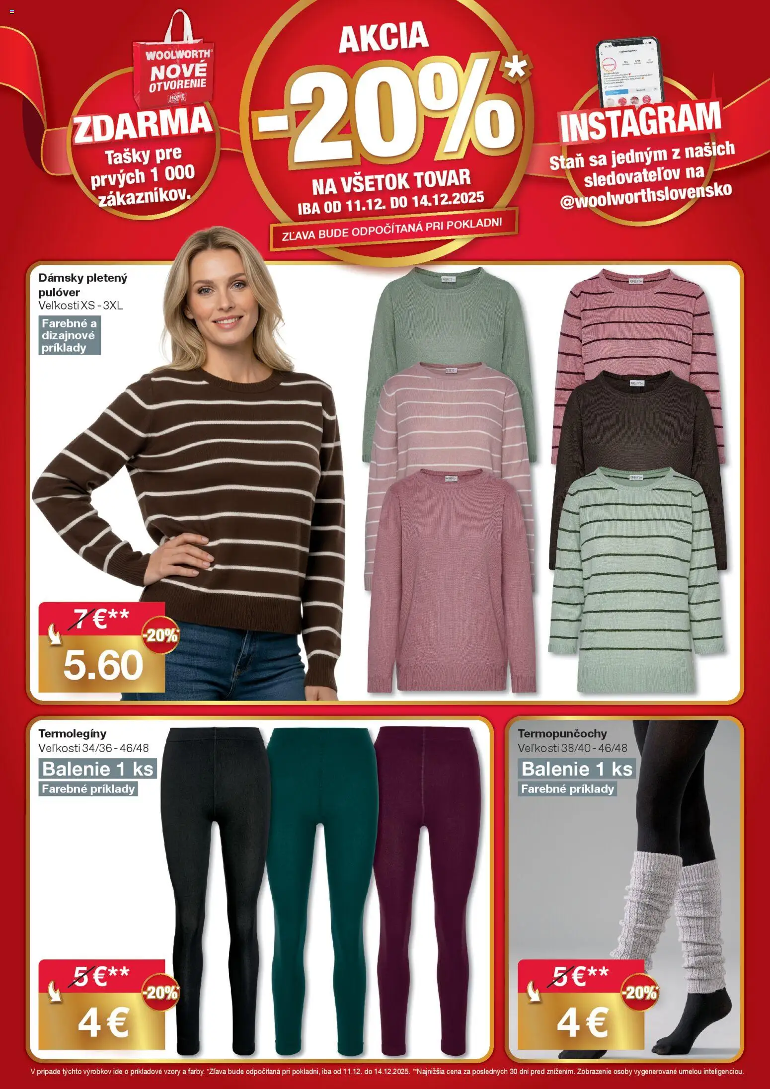 Nové Woolworth akcie – leták je platný od 11.12.2025 | Strana: 3 | Produkty: Stan