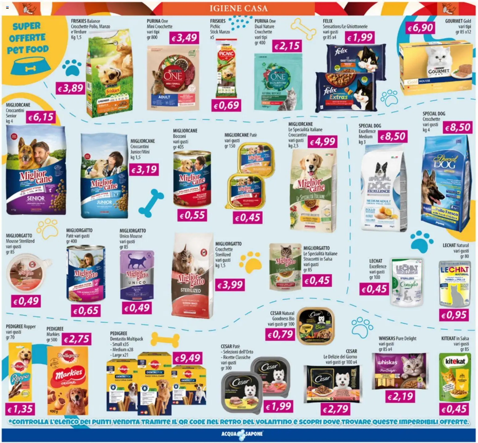 Volantino Acqua e Sapone del 07.04.2026 | Pagina: 13 | Prodotti: Paté, Salsa, Crocchette, Tonno