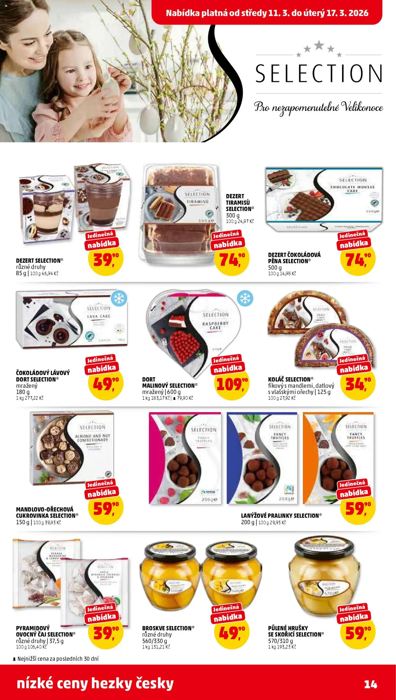 Penny Market leták od 11.03.2026 | Strana: 14 | Produkty: Tiramisu, Čaj, Truffles, Dort