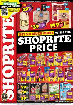 Shoprite specials catalogue – valid from 09.10.2025