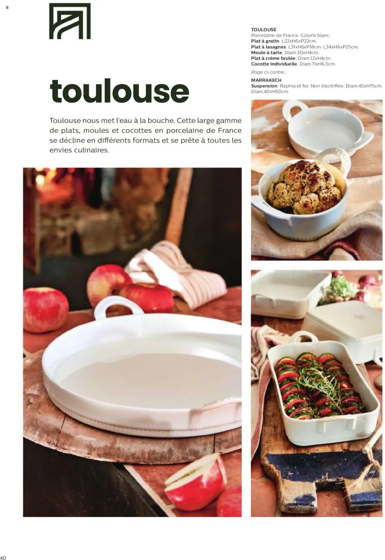 {H1} | Page: 40 | Produits: Porcelaine, Crème