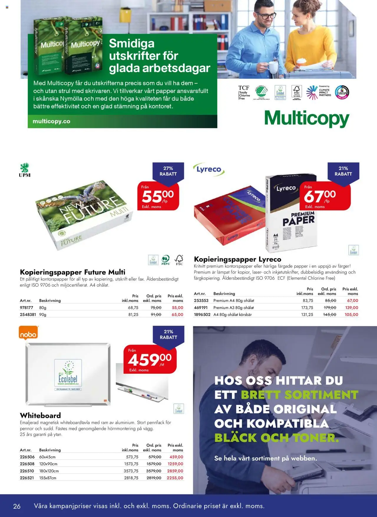 Lyreco reklamblad aktuell från 30.09.2025 | Sida: 26 | Produkter: Papper, Kopieringspapper, Körsbär