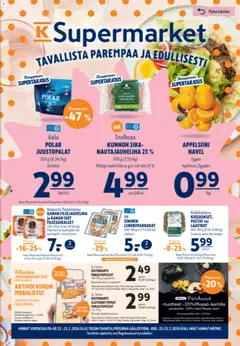 K-Supermarket-mainoslehti voimassa 23.02.2026 alkaen