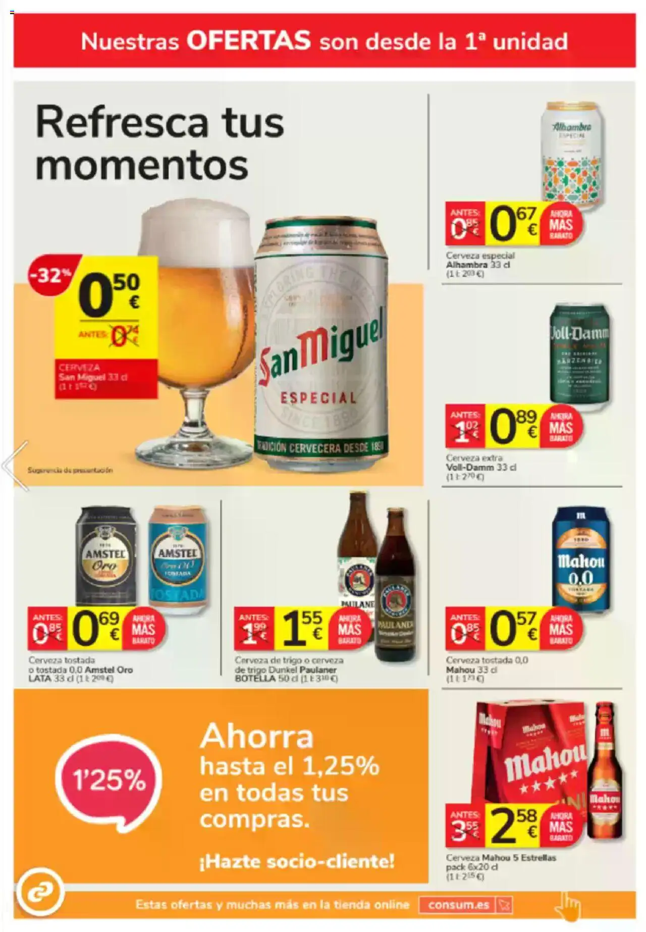 Consum folleto │ válido desde el 25.09.2025 | Página: 14 | Productos: Cerveza