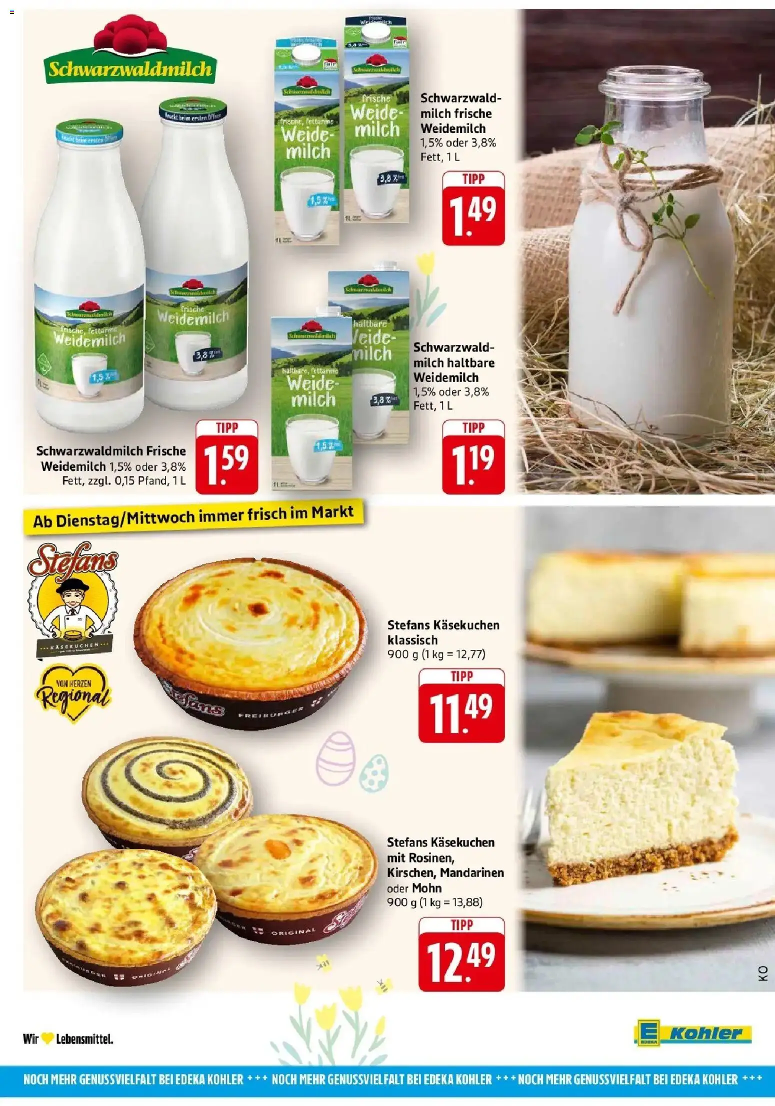 E center Prospekt Offenburg	 – gültig ab 23.03.2026 | Seite: 53 | Produkte: Milch, Mandarinen