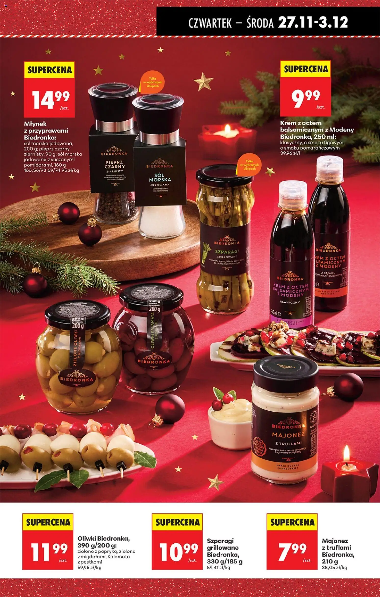 Biedronka Black Friday od 27.11.2025 | Strona: 41 | Produkty: Młynek, Szparagi, Sól morska, Pieprz
