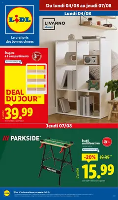 LIDL - Prévisualisation de LIDL Les bonnes affaires de la semaine valide à partir de 04.08.2025