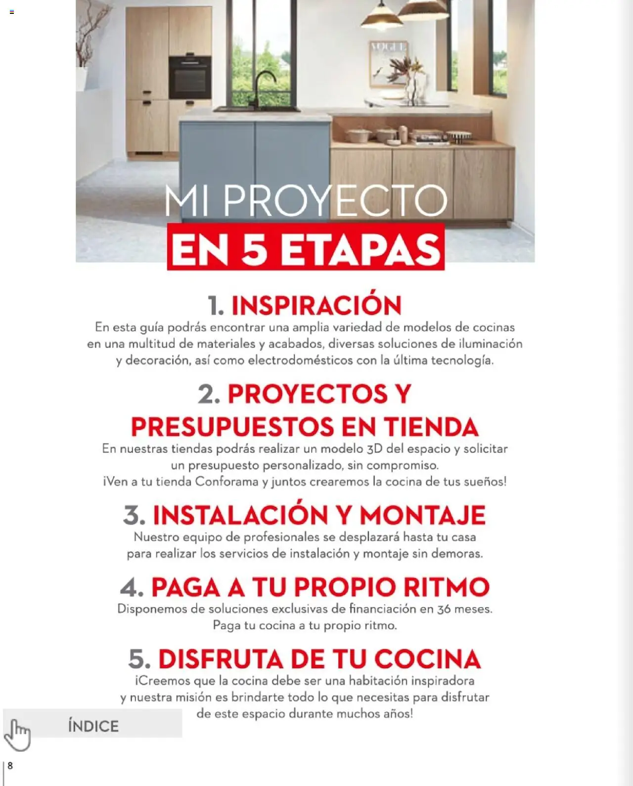 Conforama - Folleto │ válido desde el 27.03.2025 | Página: 8 | Productos: Cocina, Galette de chaise