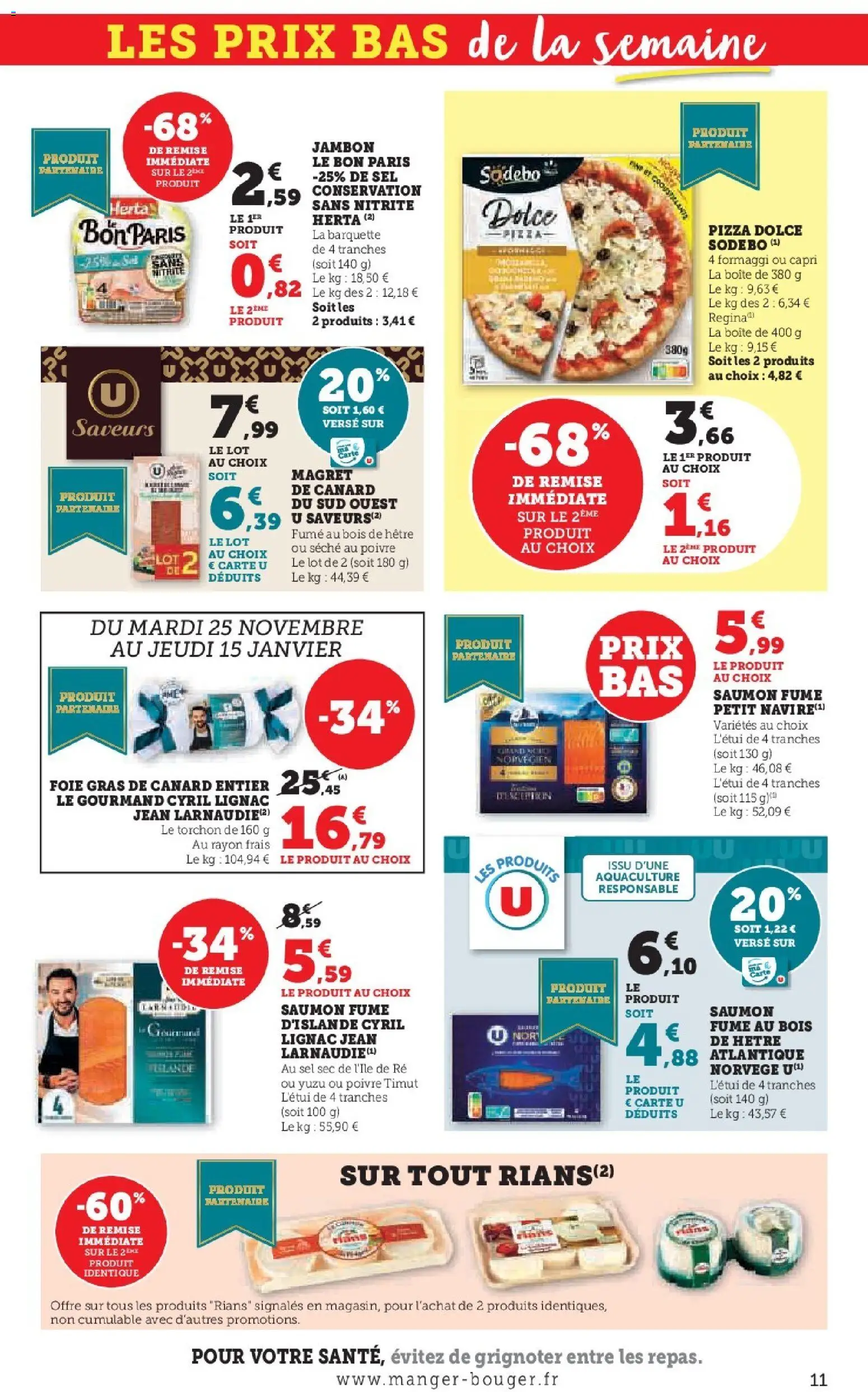 {H1} | Page: 11 | Produits: Foie Gras de Canard, Torchon, Gras de canard entier, Sel