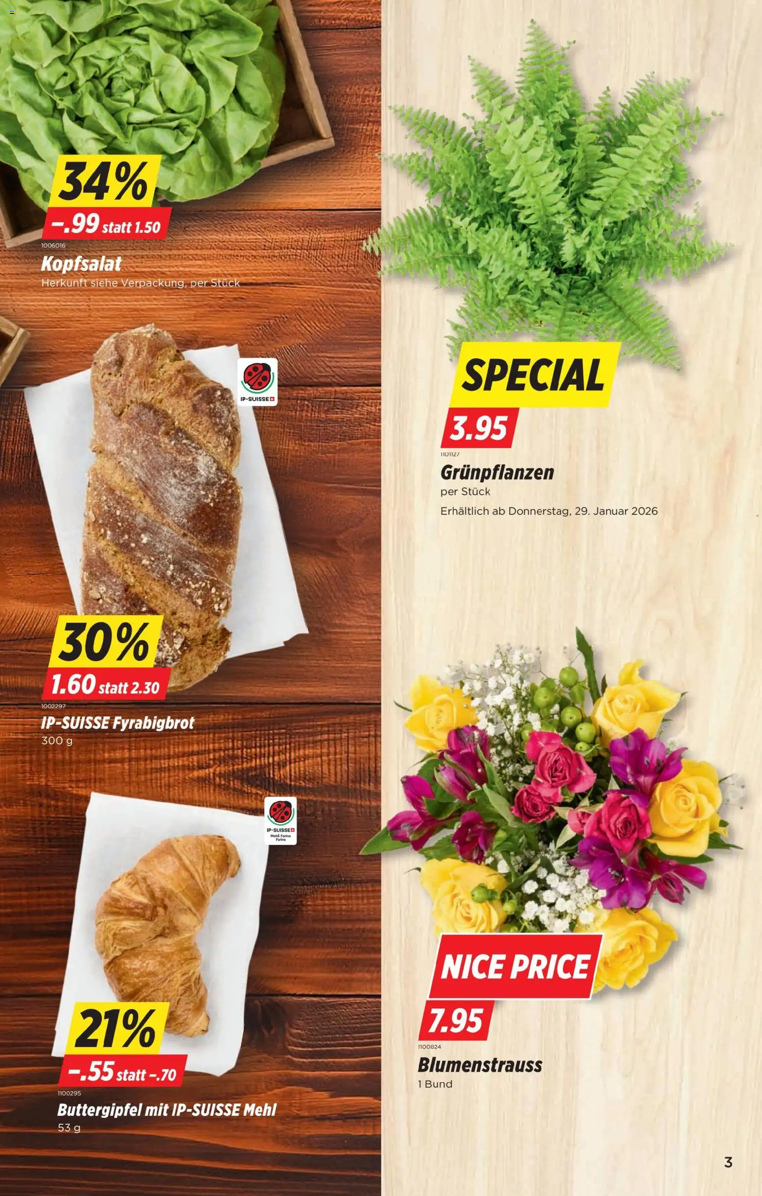 Denner Aktionen – gültig ab 27.01.2026 | Seite: 3 | Produkte: Mehl